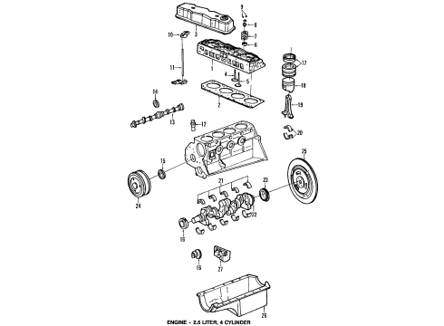 1991 Chevy Lumina Engine Parts Diagram