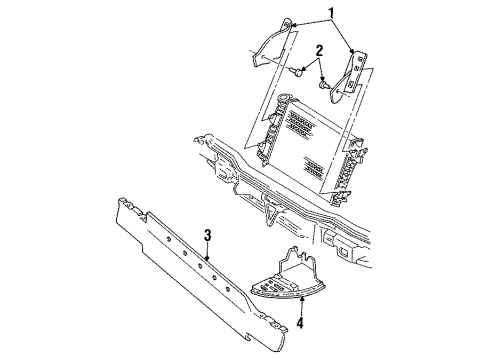 2000 Pontiac Firebird Air Baffle Diagram