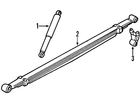 2000 Chevy Silverado 1500 Rear Suspension Components Diagram