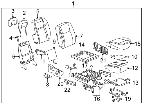 2006 Pontiac Montana Power Seats Diagram 2 - Thumbnail