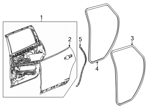 2024 GMC Acadia Door & Components Diagram 2 - Thumbnail