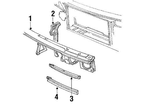 1990 Buick LeSabre Front Panel Diagram