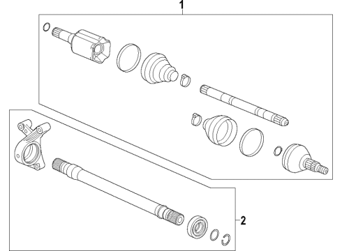 2018 Buick LaCrosse Front Axle Diagram