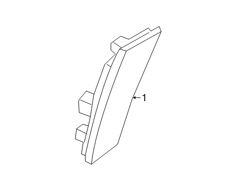 2025 Cadillac XT6 Side Marker Lamps Diagram