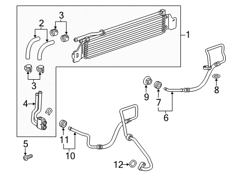 2013 Chevy Cruze Trans Oil Cooler Diagram