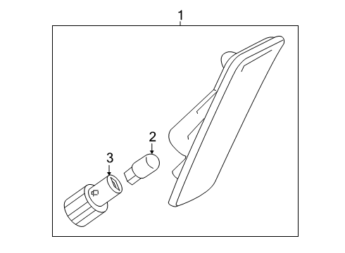 2025 Chevy Blazer Side Marker Lamps Diagram