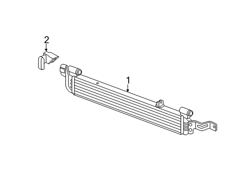 2017 Cadillac XTS Oil Cooler Diagram