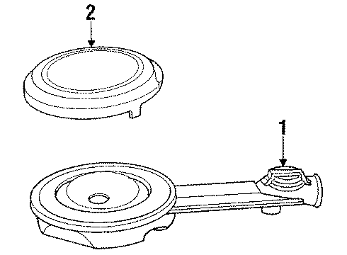 1984 Buick Skyhawk Air Inlet - Air Diagram 3 - Thumbnail