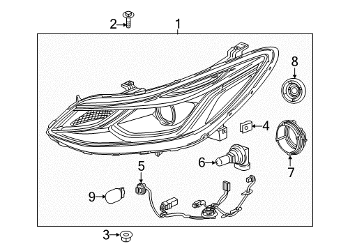 2016 Chevy Cruze Bulbs Diagram 4 - Thumbnail