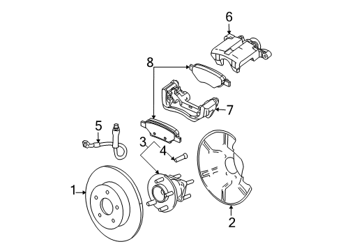 2005 Chevy Malibu Rear Brakes Diagram