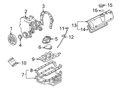 2004 Chevy Malibu Engine Parts Diagram 2 - Thumbnail