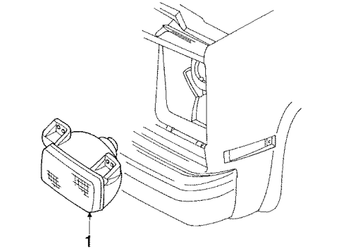 1991 Chevy V3500 Park Lamps Diagram