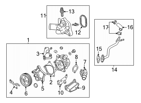 2025 GMC Terrain Water Pump Diagram