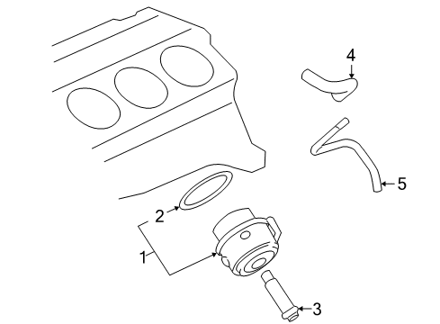 2006 Pontiac Montana Oil Cooler - Belts Diagram 2 - Thumbnail