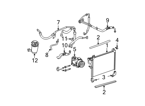 2004 Chevy Trailblazer EXT Air Conditioner Diagram 2 - Thumbnail