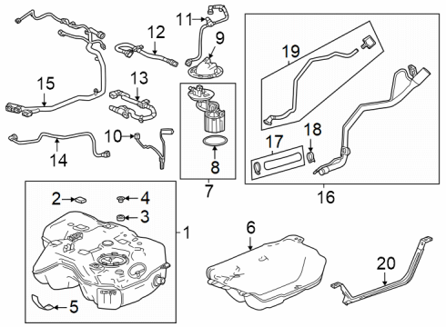 2025 Chevy Equinox Fuel System Components Diagram