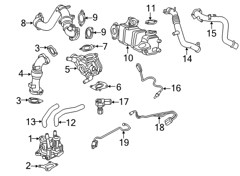 2018 Chevy Silverado 2500 HD EGR System Diagram