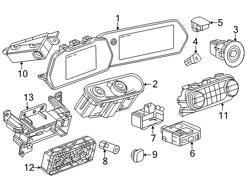 2025 Chevy Trax Navigation System Diagram