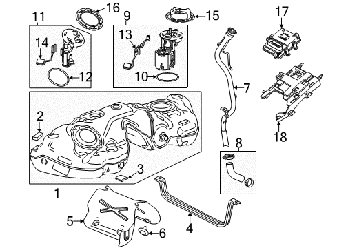 2017 Cadillac ATS Fuel Supply Diagram