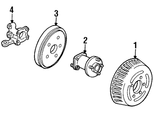 1993 Buick LeSabre Rear Brakes Diagram