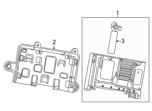 2024 Chevy Blazer EV Communication System Components Diagram