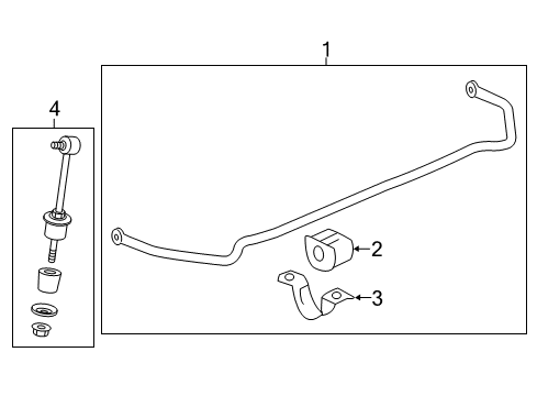 2016 Buick Regal Stabilizer Bar & Components Diagram 5 - Thumbnail