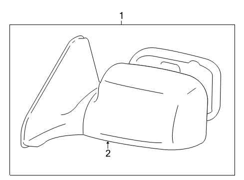 2010 Pontiac Vibe Outside Mirrors Diagram