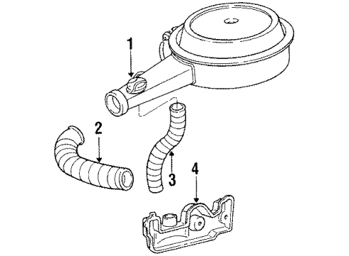 1984 Buick Regal Heat Shield Diagram for 25507782
