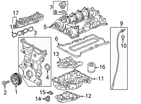 2022 Chevy Trax Engine Parts Diagram