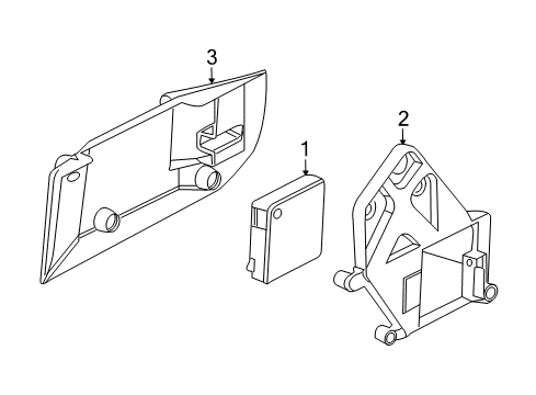2011 Chevy Suburban 2500 Parking Aid Diagram