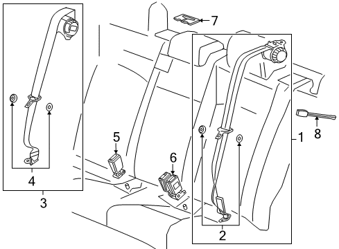 2013 Chevy Cruze Seat Belt Diagram