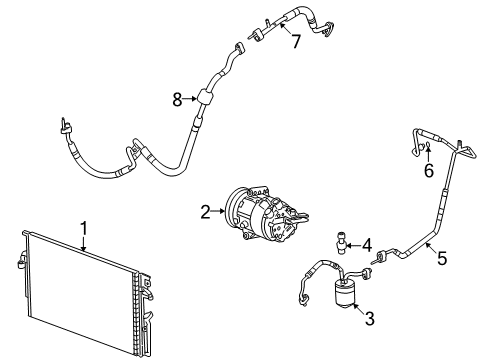 2007 Saturn Vue A/C Compressor Diagram 2 - Thumbnail