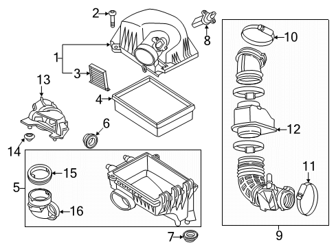 2019 Buick Encore Upper Cover Diagram for 42354669