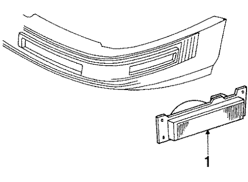 1991 Buick Riviera Side Marker Lamps Diagram