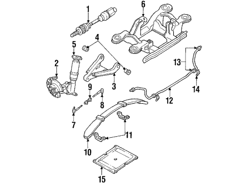 1988 Pontiac 6000 Tie Rod Tube Diagram for 26041272