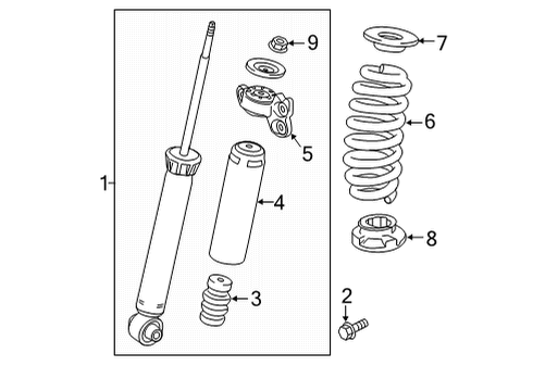 2024 Buick Envision Shocks & Components Diagram