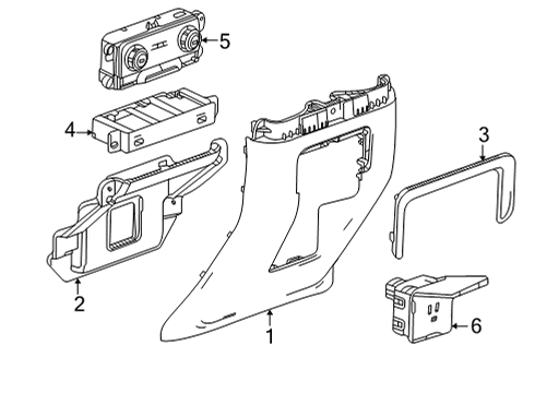2024 Chevy Tahoe Center Console Diagram 7 - Thumbnail