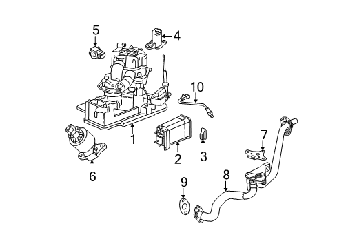 2004 Chevy Tahoe Emission Components Diagram
