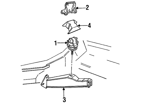 1991 Chevy Corvette Engine Mounting Diagram 2 - Thumbnail