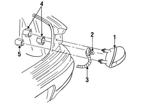 1996 Chevy Monte Carlo Tail Lamps Diagram