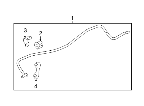 2012 Chevy Malibu Stabilizer Bar & Components Diagram 4 - Thumbnail