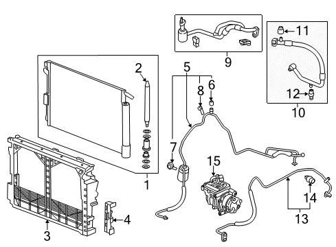 2017 Chevy Volt A/C Compressor Diagram