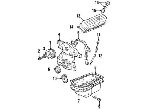 1999 Chevy Monte Carlo Engine Parts Diagram