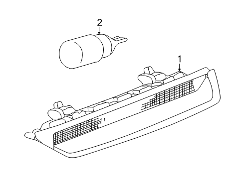 2001 Saturn LW300 Bulbs Diagram 4 - Thumbnail
