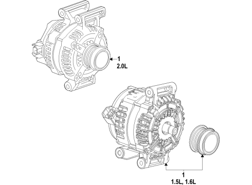 2023 Chevy Equinox Alternator Diagram