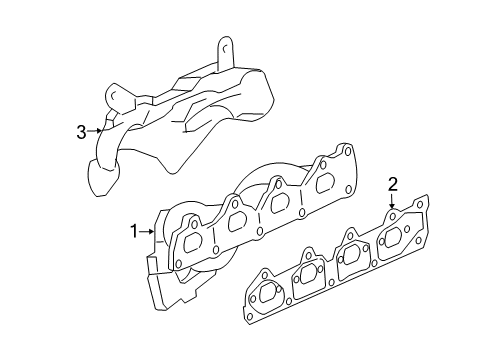 2008 Pontiac G5 Exhaust Manifold Diagram 2 - Thumbnail