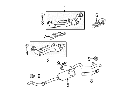 2012 Chevy Colorado Heat Shield, Passenger Side Diagram for 20873448