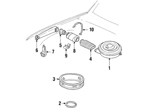 1993 Chevy K3500 Air Intake Diagram 2 - Thumbnail
