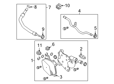 2015 Chevy Camaro Oil Cooler - Belts Diagram 2 - Thumbnail