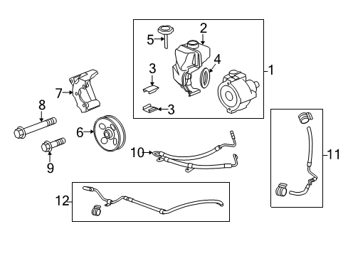 2011 Chevy Camaro P/S Pump & Hoses Diagram 3 - Thumbnail